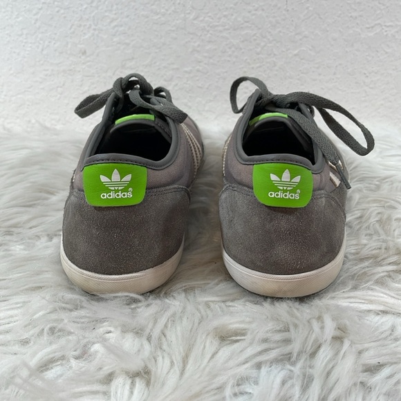 ADIDAS Grey/White Stripe Sneakers Size 13 - Picture 5 of 11